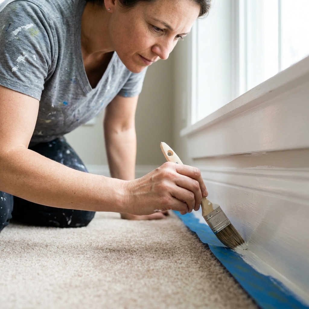 Paint Baseboards Without Ruining Carpet