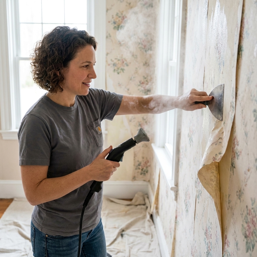 From Wallpaper to Paint: Removing Paper and Prepping Walls